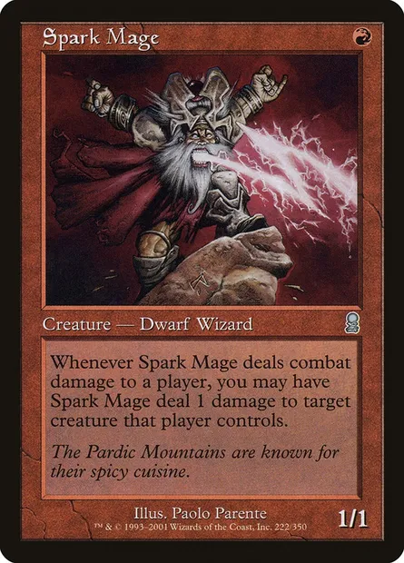 Spark Mage, Magic card ODY 222 — Odyssey set