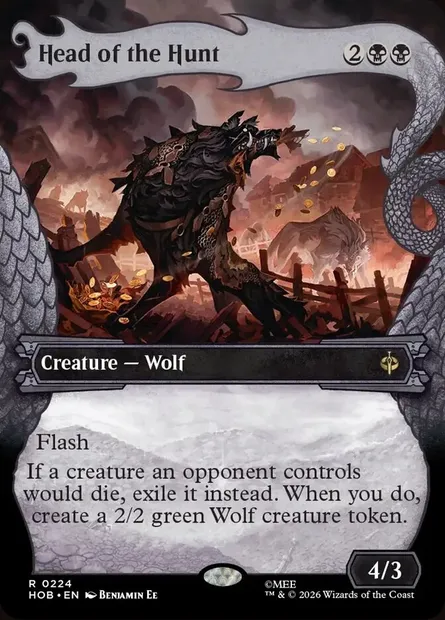 Head of the Hunt, Magic card HOB 224 — The Hobbit set