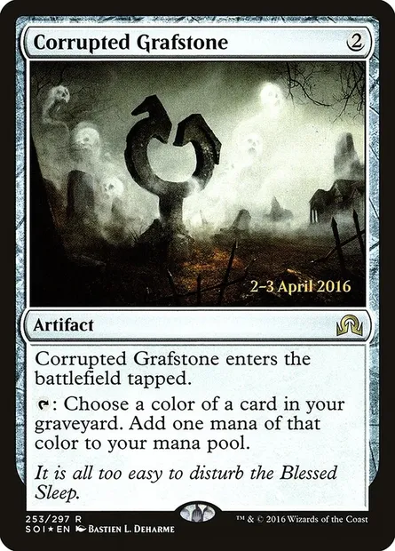 Corrupted Grafstone, Magic card PSOI 253s — Shadows over Innistrad Promos set