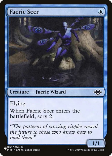 Voyant faerie, carte Magic PLST MH1-51 — extension The List