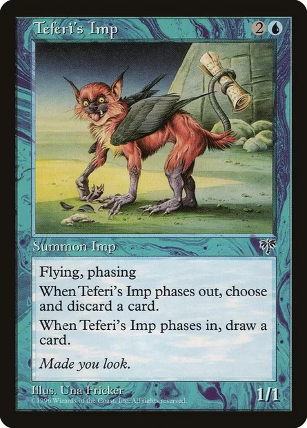 Teferi's Imp, Magic card MIR 98 — Mirage set