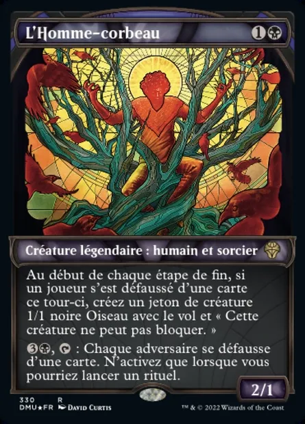 L'Homme-corbeau, carte Magic DMU 330 — extension Dominaria Uni