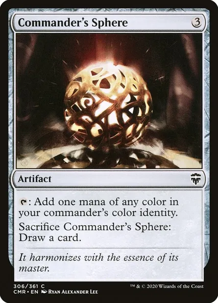 Commander's Sphere, Magic card CMR 306 — Commander Legends set