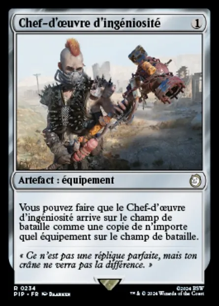 Chef-d'œuvre d'ingéniosité, carte Magic PIP 234 — extension Fallout