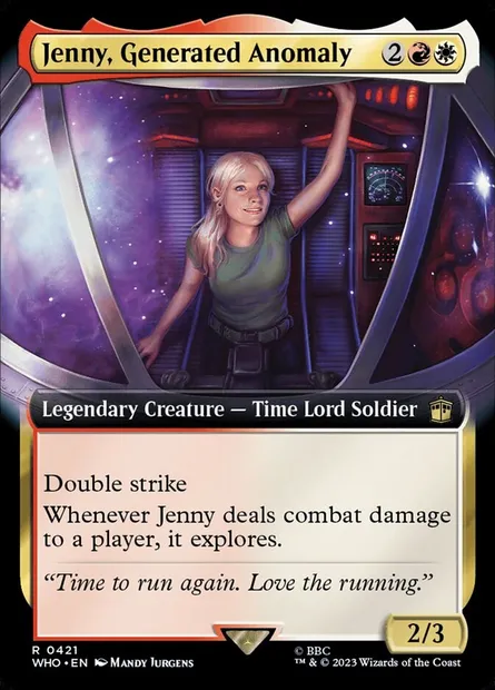 Jenny, Generated Anomaly, Magic card WHO 421 — Doctor Who set