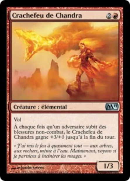 Crachefeu de Chandra, carte Magic M11 129 — extension Magic 2011