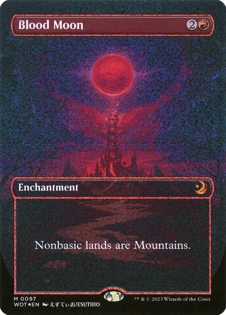 Blood Moon, Magic card WOT 97 — Wilds of Eldraine: Enchanting Tales set