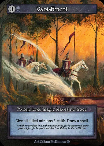 Vanishment, Sorcery card ATH 150 — Arthurian Legends set