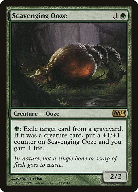 Scavenging Ooze, Magic card M14 195 — Magic 2014 set