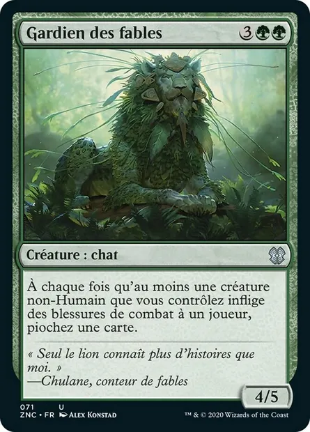 Gardien des fables, carte Magic ZNC 71 — extension Zendikar Rising Commander