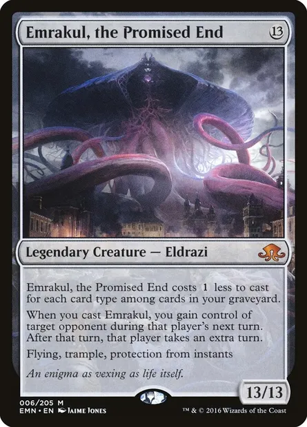 Emrakul, the Promised End, Magic card EMN 6 — Eldritch Moon set