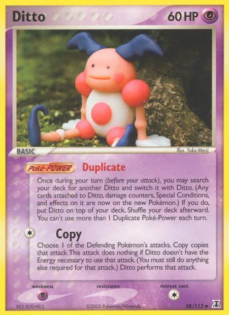 Ditto, Pokémon card DS 38 — Delta Species set