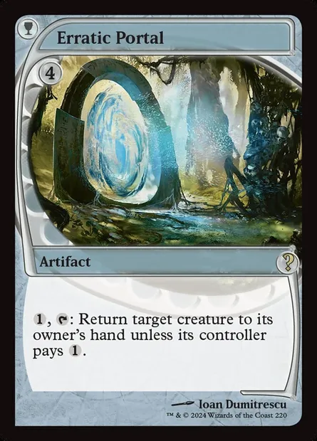 Portail intermittent, carte Magic MB2 220 — extension Mystery Booster 2