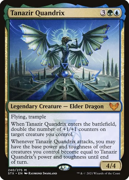 Tanazir Quandrix, Magic card STX 240 — Strixhaven: School of Mages set