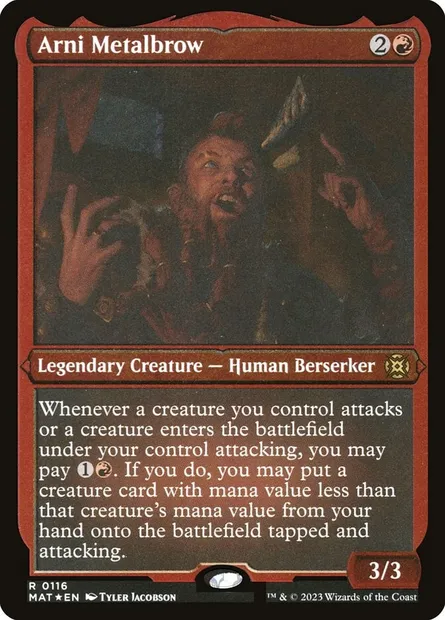 Arni Metalbrow, Magic card MAT 116 — March of the Machine: The Aftermath set
