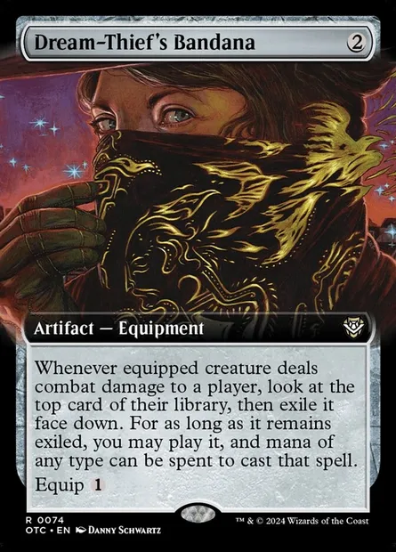 Dream-Thief's Bandana, Magic card OTC 74 — Outlaws of Thunder Junction Commander set