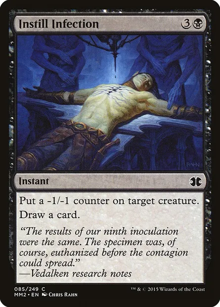 Instill Infection, Magic card MM2 85 — Modern Masters 2015 set