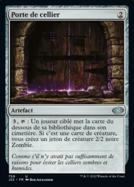Porte de cellier, carte Magic J22 759 — extension Jumpstart 2022