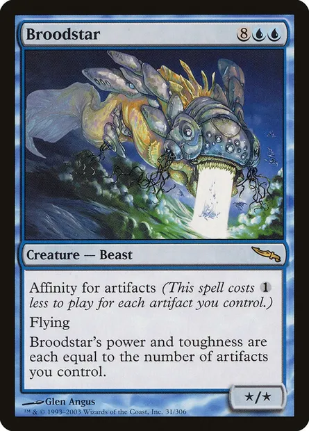 Broodstar, Magic card MRD 31 — Mirrodin set