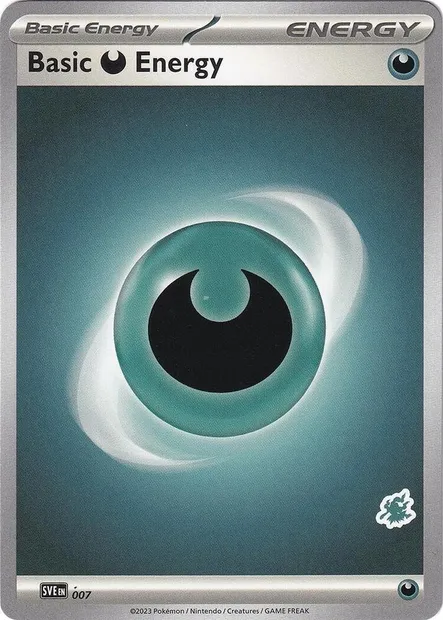 Basic Darkness Energy, Pokémon card BA24 007 — Battle Academy 2024 set