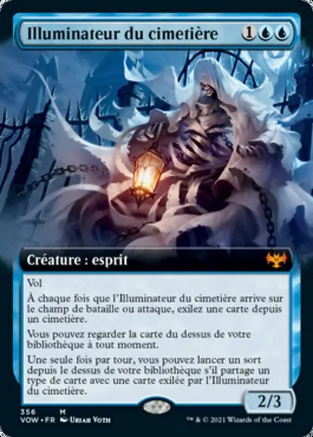 Illuminateur du cimetière, carte Magic VOW 356 — extension Innistrad : noce écarlate