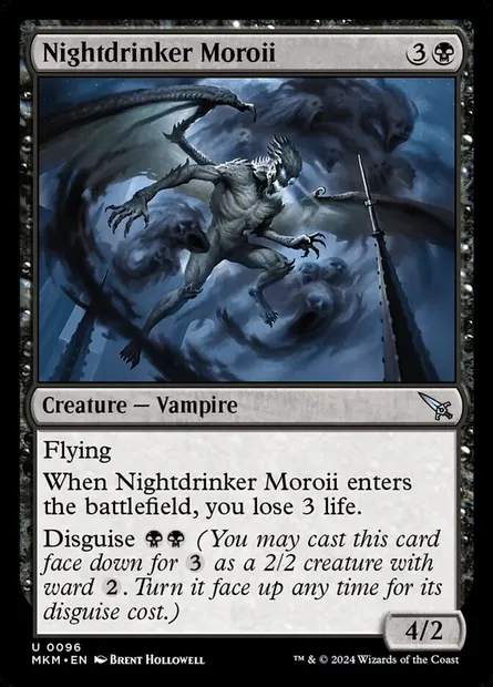 Nightdrinker Moroii, Magic card MKM 96 — Murders at Karlov Manor set