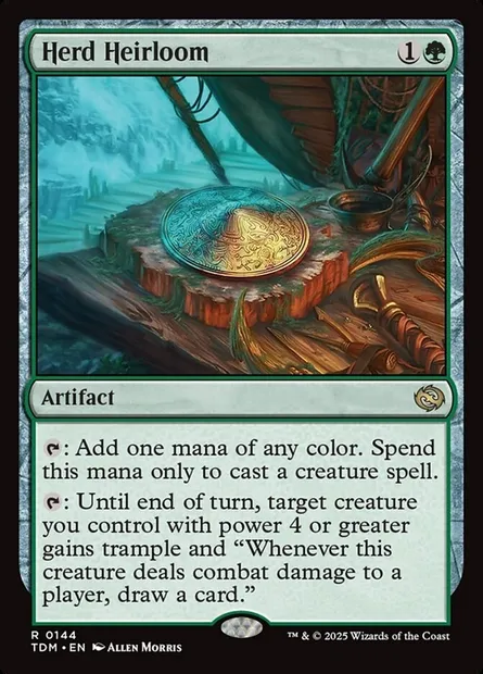 Herd Heirloom, Magic card TDM 144 — Tarkir: Dragonstorm set