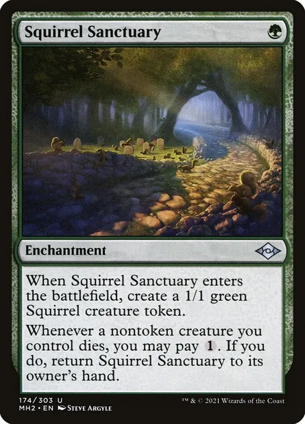 Squirrel Sanctuary, Magic card MH2 174 — Modern Horizons 2 set