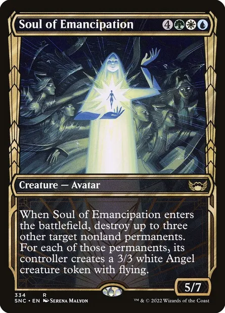 Soul of Emancipation, Magic card SNC 334 — Streets of New Capenna set