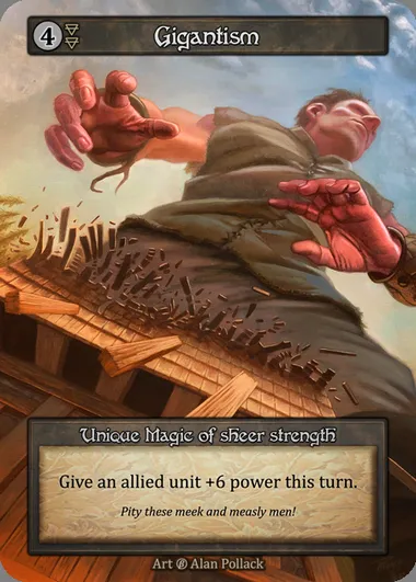 Gigantism, carte Sorcery BET 226 — extension Beta