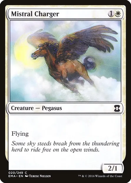 Batailleur de mistral, carte Magic EMA 20 — extension Eternal Masters