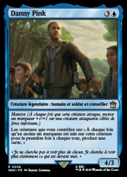 Danny Pink, carte Magic WHO 39 — extension Doctor Who