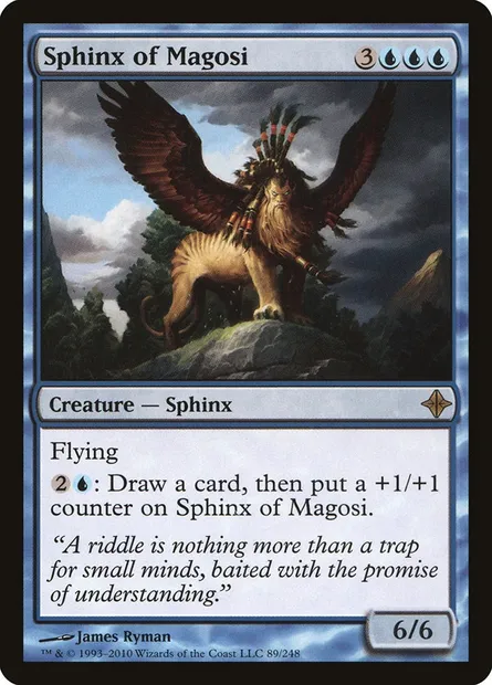 Sphinx of Magosi, Magic card ROE 89 — Rise of the Eldrazi set