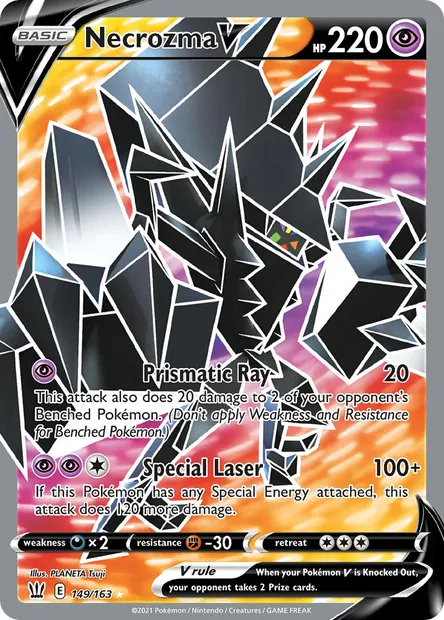 Necrozma V, Pokémon card BST 149 — Battle Styles set