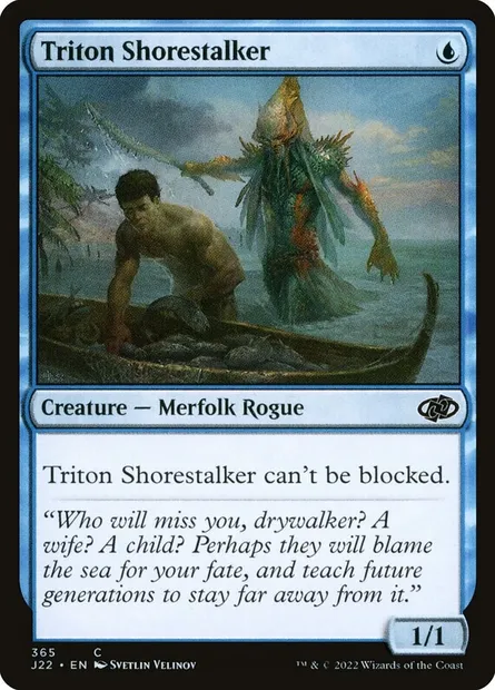 Triton Shorestalker, Magic card J22 365 — Jumpstart 2022 set