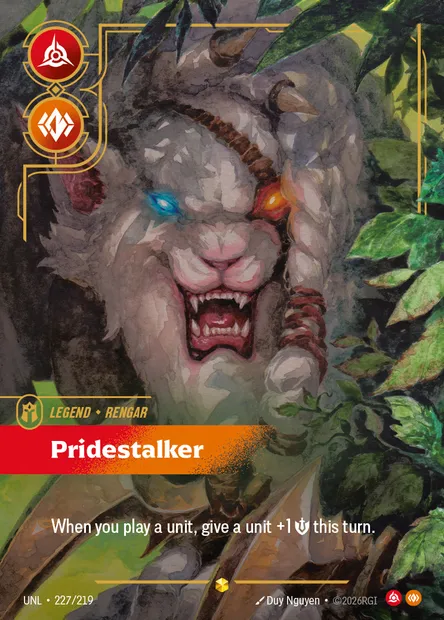 Pridestalker, Riftbound card UNL 227 — Unleashed set