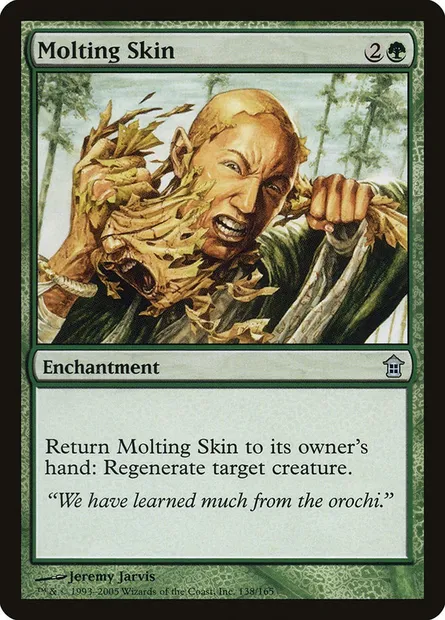 Molting Skin, Magic card SOK 138 — Saviors of Kamigawa set