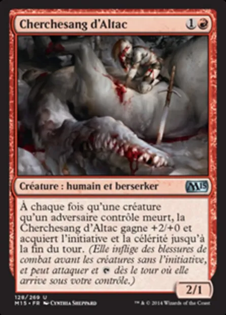Cherchesang d'Altac, carte Magic M15 128 — extension Magic 2015