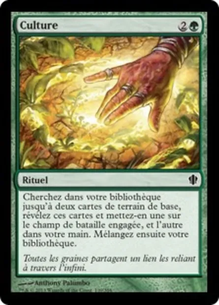 Culture, carte Magic C13 139 — extension Commander 2013