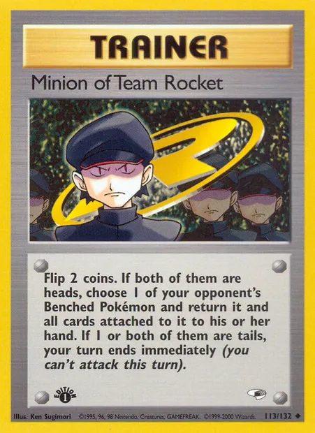 Minion of Team Rocket, carte Pokémon GH 113 — extension Gym Heroes