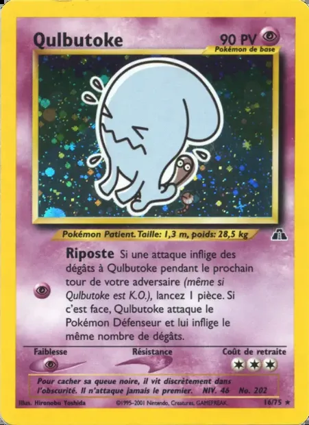 Qulbutoké, carte Pokémon ND 16 — extension Neo Discovery