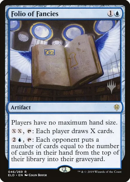 Folios des fantaisies, carte Magic PELD 46p — extension Throne of Eldraine Promos