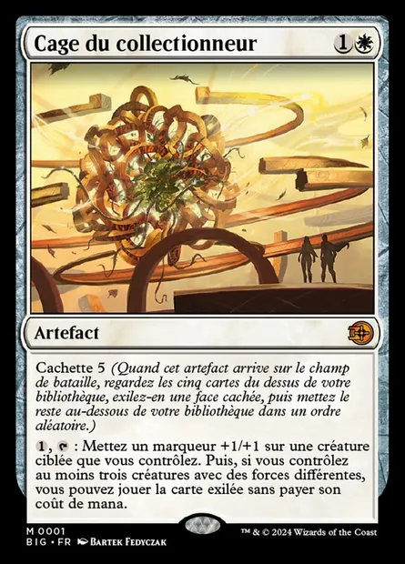 Cage du collectionneur, carte Magic BIG 1 — extension The Big Score