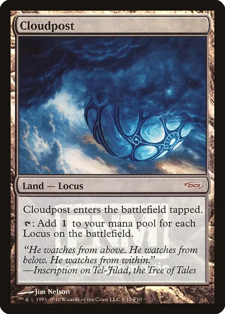 Cloudpost, Magic card F10 5 — Friday Night Magic 2010 set