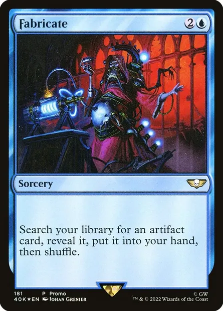 Fabricate, Magic card 40K 181 — Warhammer 40,000 Commander set