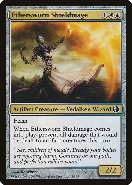Ethersworn Shieldmage, Magic card ARB 4 — Alara Reborn set