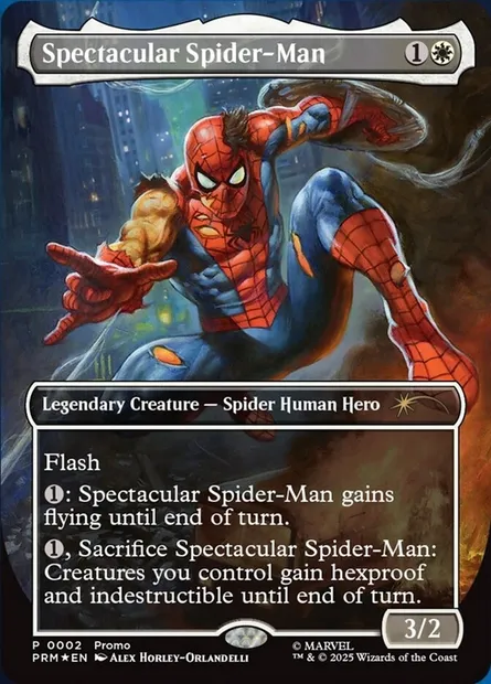 Spectacular Spider-Man, Magic card LMAR 2 — Marvel Legends Series Inserts set