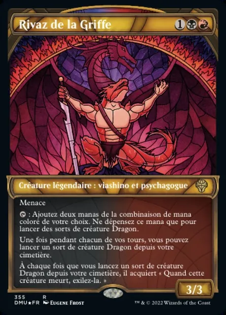 Rivaz de la Griffe, carte Magic DMU 355 — extension Dominaria Uni