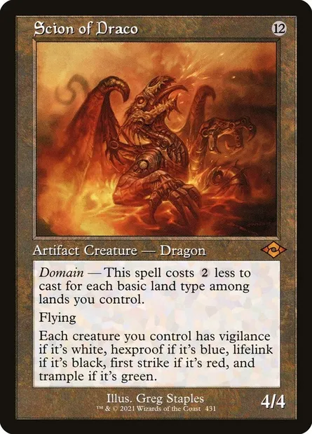 Scion of Draco, Magic card MH2 431 — Modern Horizons 2 set