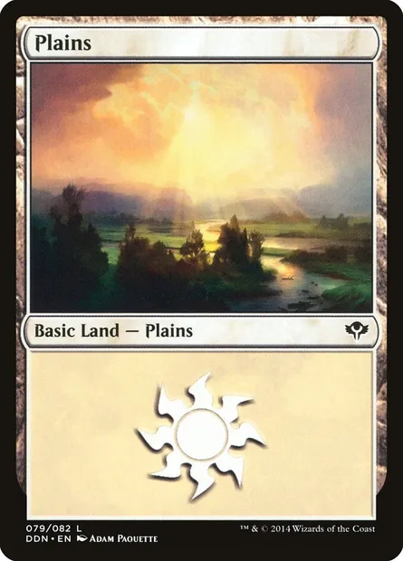 Plaine, carte Magic DDN 79 — extension Duel Decks: Speed vs. Cunning